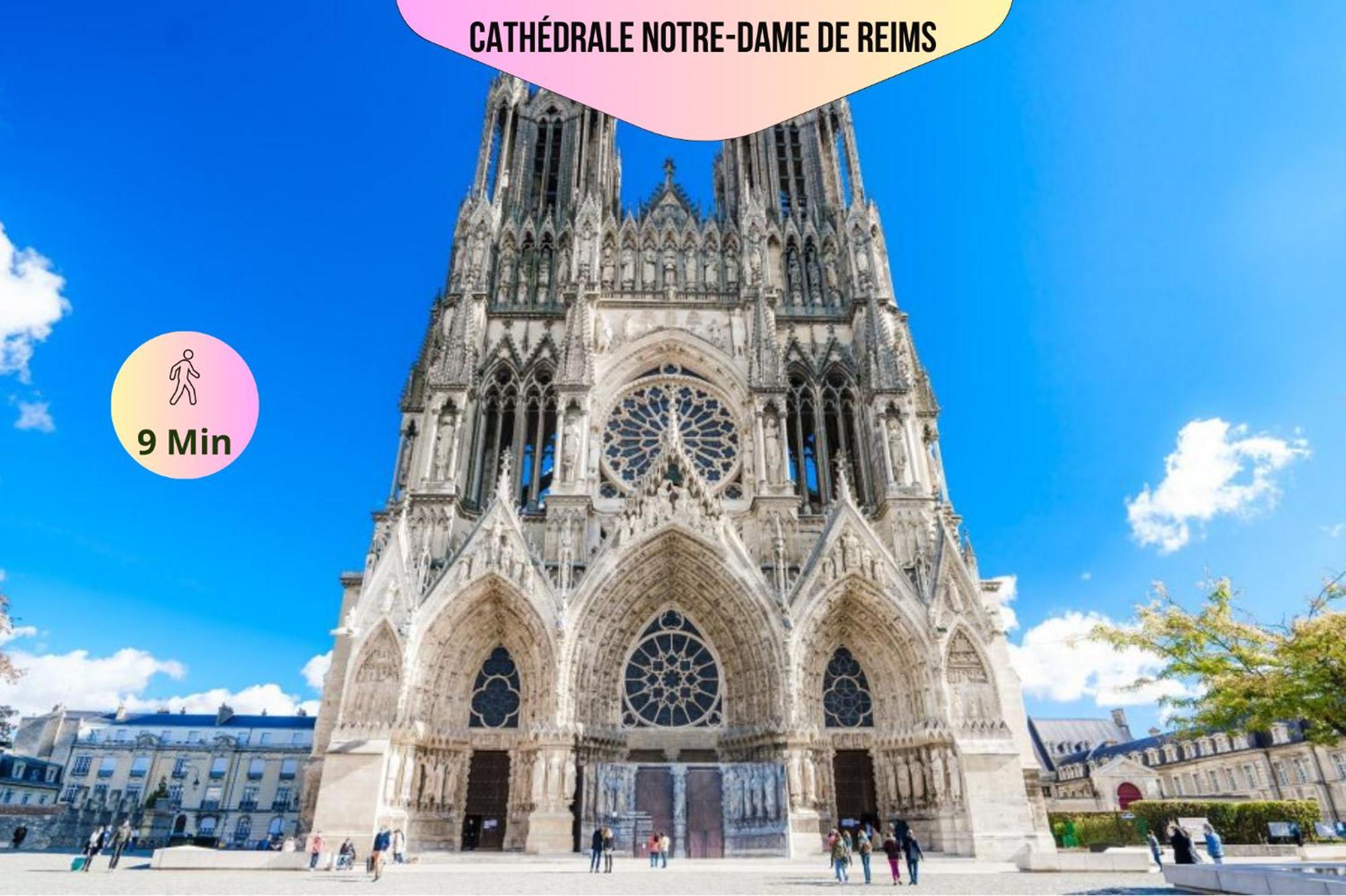 ריימס Refuge Urbain - Ideal Pro, Familles & Amis - Le Calme En Hypercentre - Wifi Haut Debit - Netflix - Machine A Laver - Gare, Cathedrale, Commerces, Restaurants & Transports En Commun A Moins De 10 Minutes A Pied מראה חיצוני תמונה