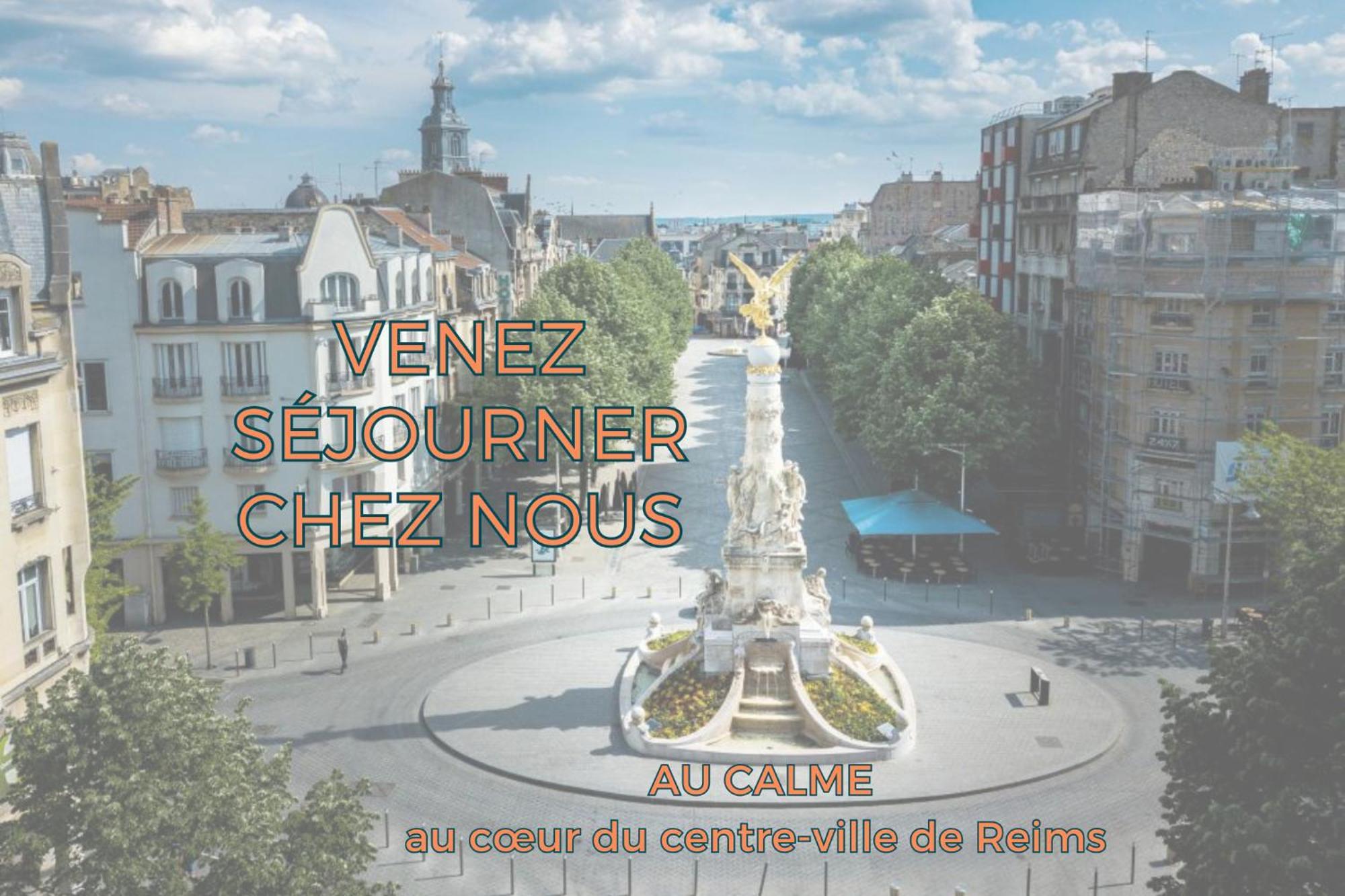 ריימס Refuge Urbain - Ideal Pro, Familles & Amis - Le Calme En Hypercentre - Wifi Haut Debit - Netflix - Machine A Laver - Gare, Cathedrale, Commerces, Restaurants & Transports En Commun A Moins De 10 Minutes A Pied מראה חיצוני תמונה