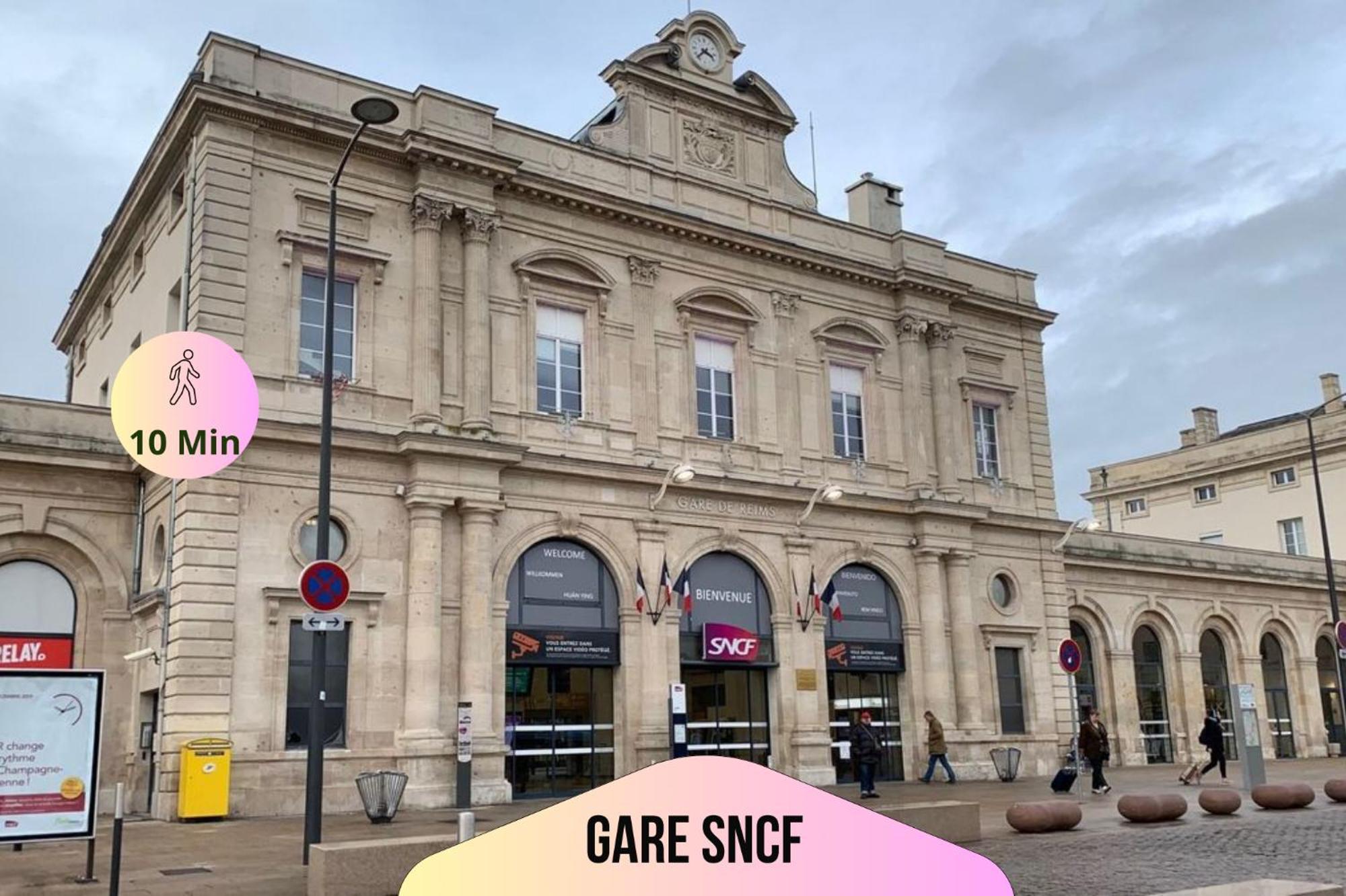 ריימס Refuge Urbain - Ideal Pro, Familles & Amis - Le Calme En Hypercentre - Wifi Haut Debit - Netflix - Machine A Laver - Gare, Cathedrale, Commerces, Restaurants & Transports En Commun A Moins De 10 Minutes A Pied מראה חיצוני תמונה